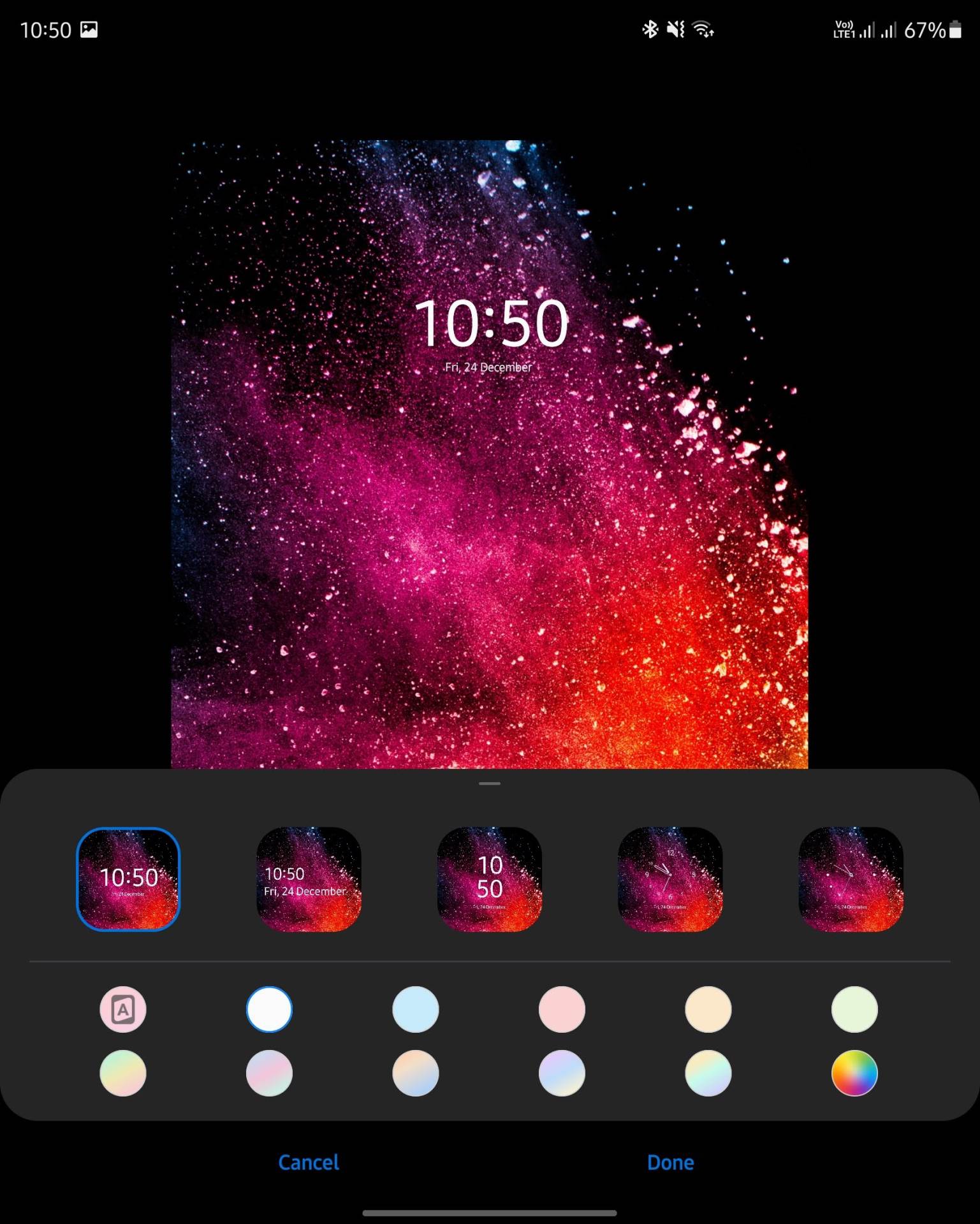  Izgled sata i obaveštenja na Samsung One UI - SmartLife / Marko Nešović 