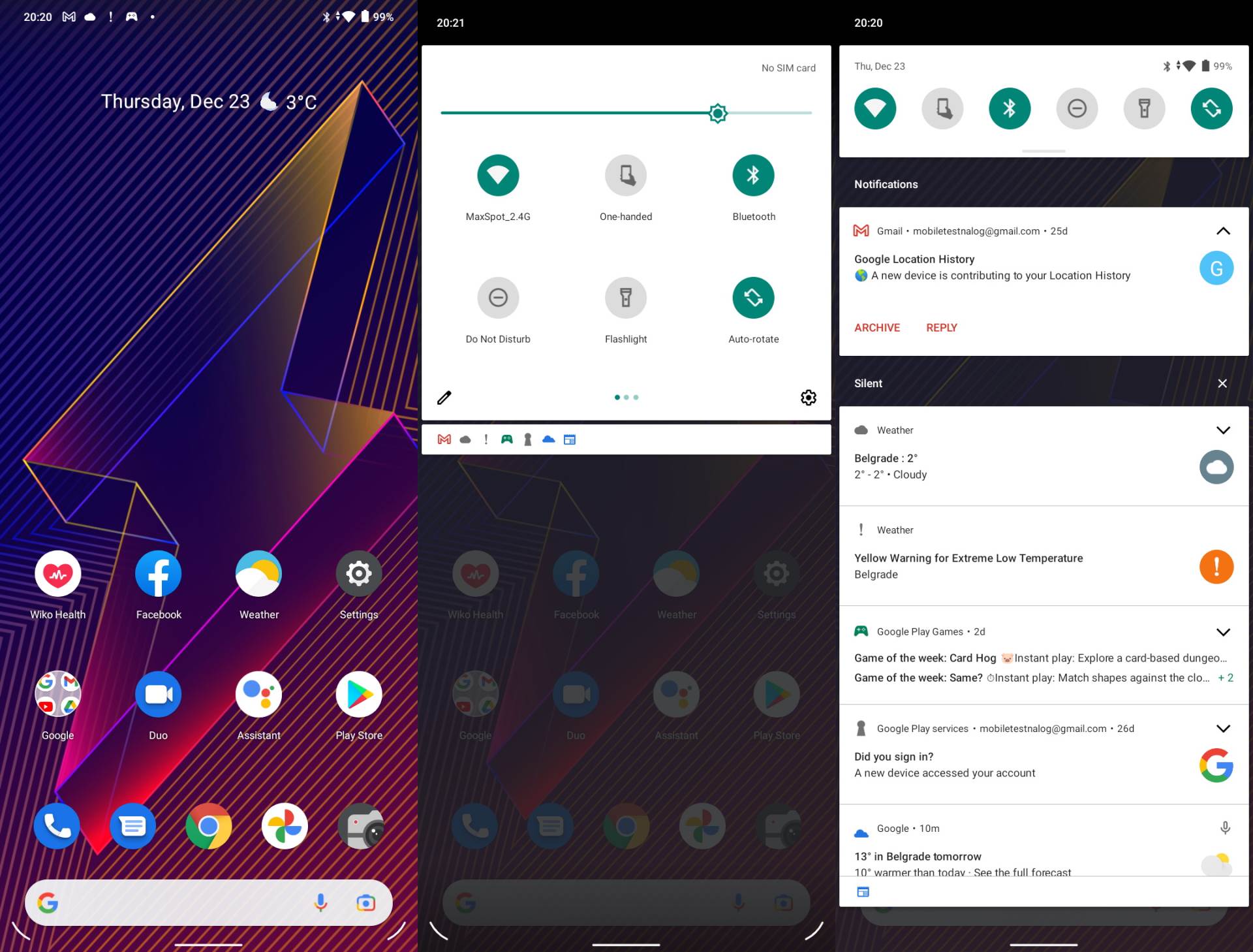  Wiko Home screen.jpg - SmartLife / Wiko Power U20 
