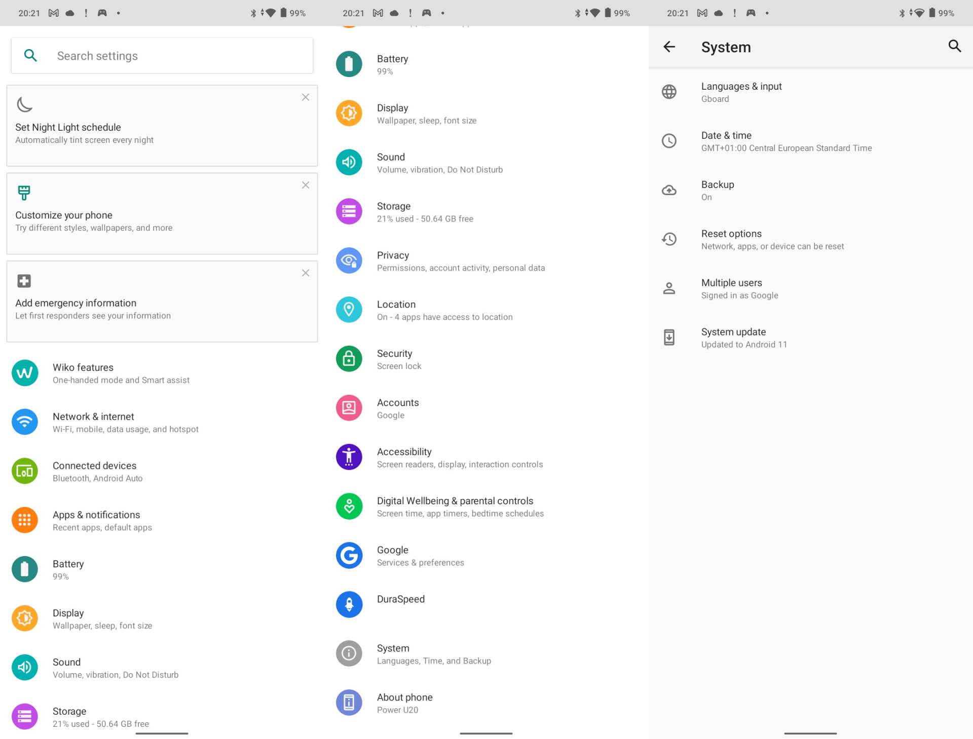  Wiko podesavanja.jpg - SmartLife / Wiko Power U20 