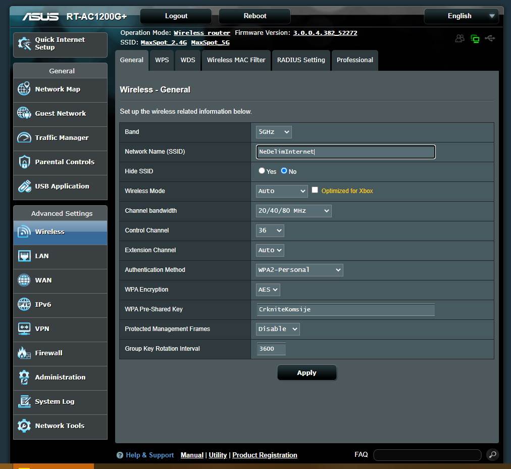  Promena sifre u interfejsu rutera - SmartLife / Marko Nešović 