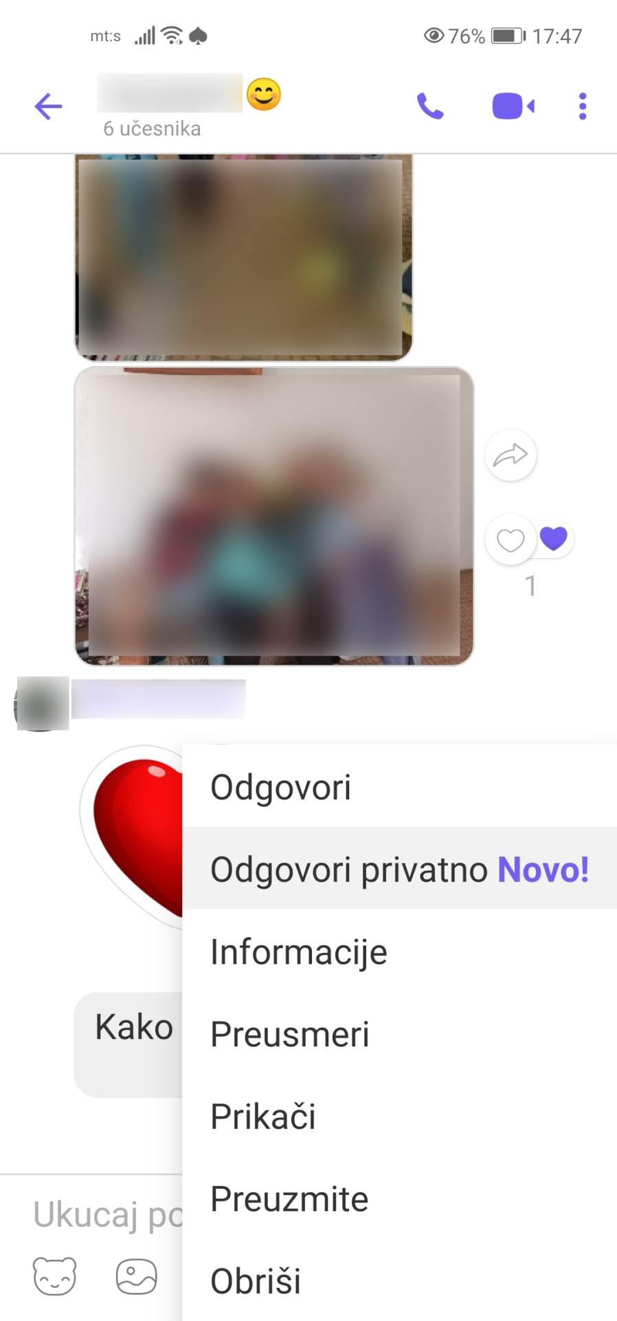  Viber Odgovori privatno nova opcija (6).jpg - SmartLife / Marko Čavić 