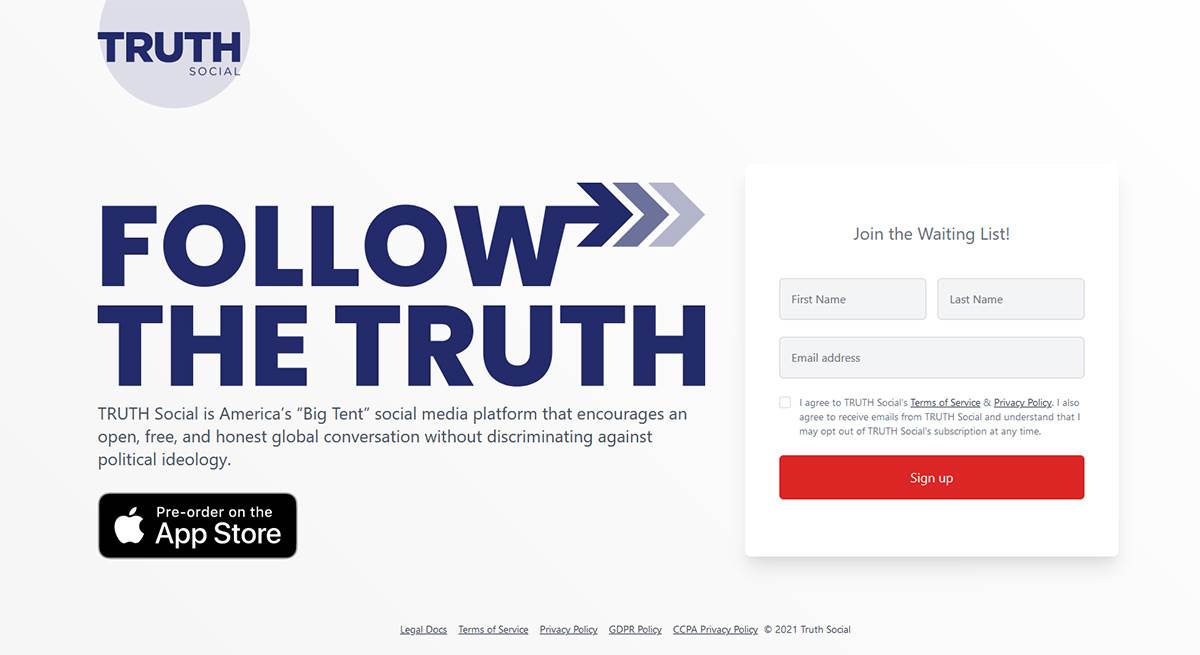  Truth Social, Trampova društvena mreža - Smart Life/ Truth Social 