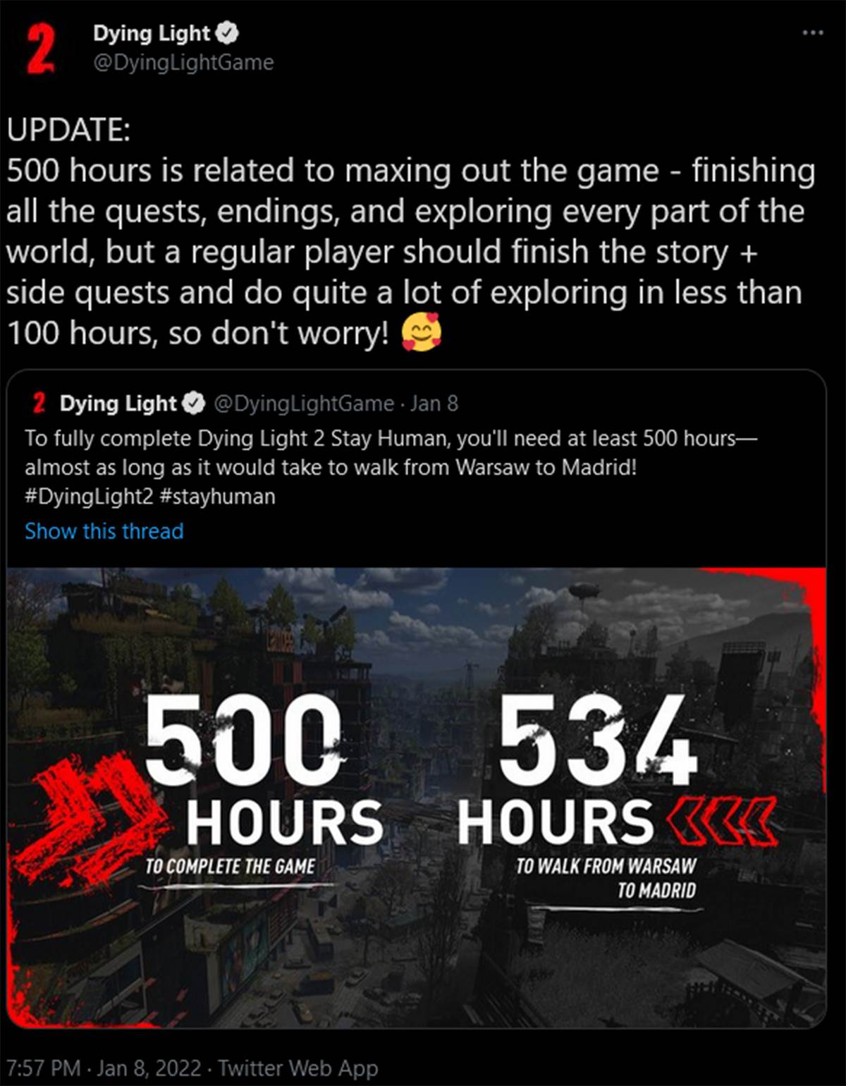  Dying Light 2 - Smart Life/ Twitter/ Dying Light 