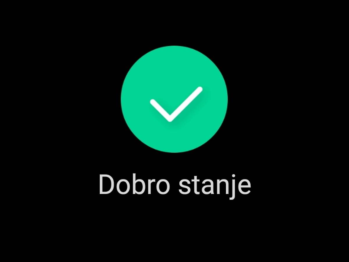  Stanje baterije punjenje 