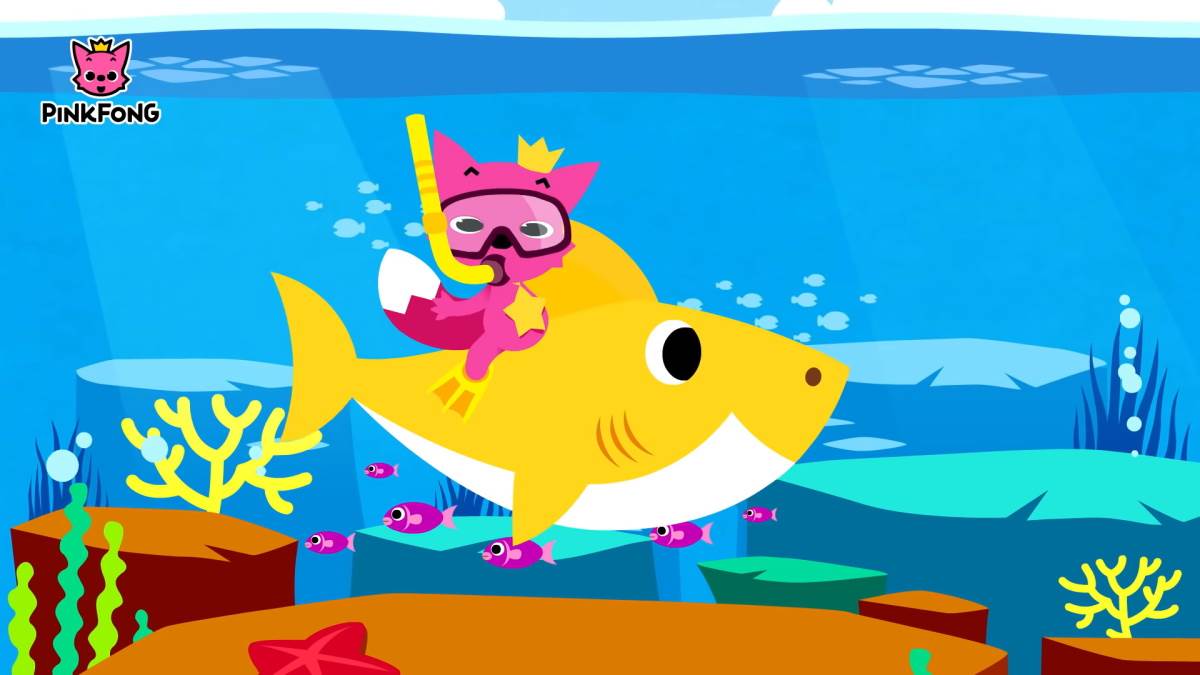 Baby Shark video - Smartlife / YouTube / Pinkfong Baby Shark - Kids' Songs & Stories / Printscreen   Baby Shark video - Smartlife / YouTube / Pinkfong Baby Shark - Kids' Songs & Stories / Printscreen