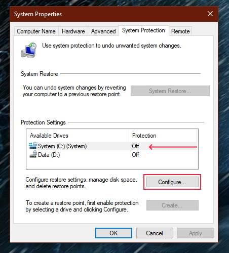 System restore properties - SmartLife / Marko Nešović / System Restore   System restore properties - SmartLife / Marko Nešović / System Restore
