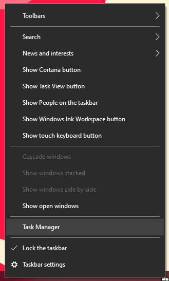  Pozivanje Task Manager aplikacije - SmartLife / Marko Nešović 