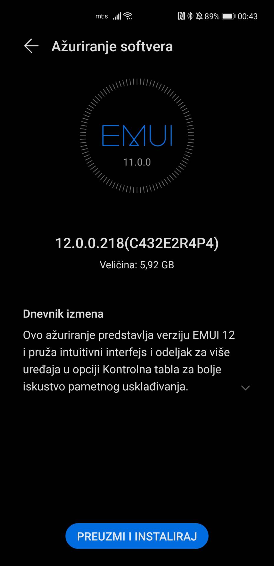  Huawei EMUI 12 update Srbija (2).jpg - SmartLife / Marko Čavić 