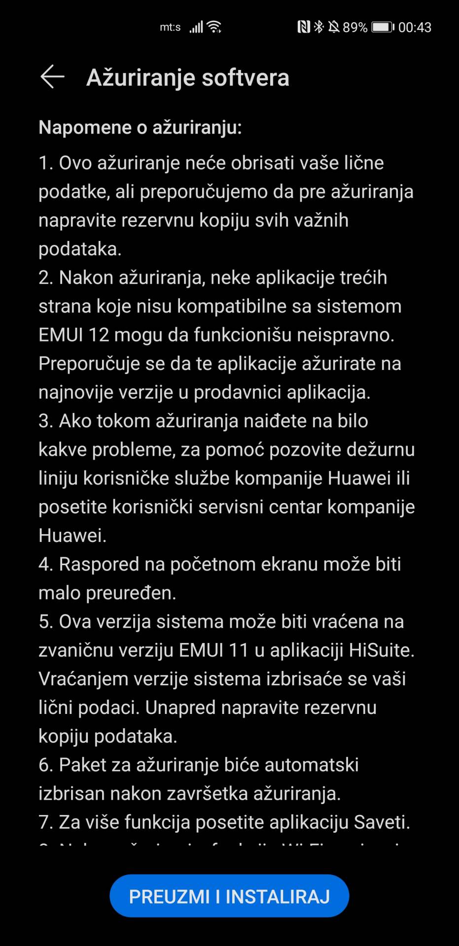  Huawei EMUI 12 update Srbija (5).jpg - SmartLife / Marko Čavić 