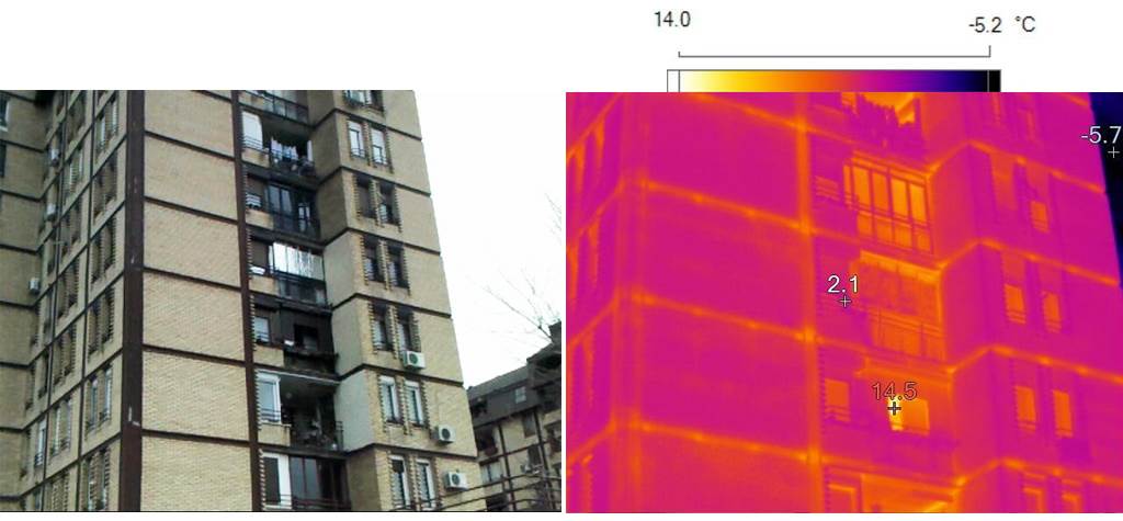  Loša međuspratna kostrukcija i stolarija na zgradi gube previše toplote. - Centar za unapređenje životne sredine 