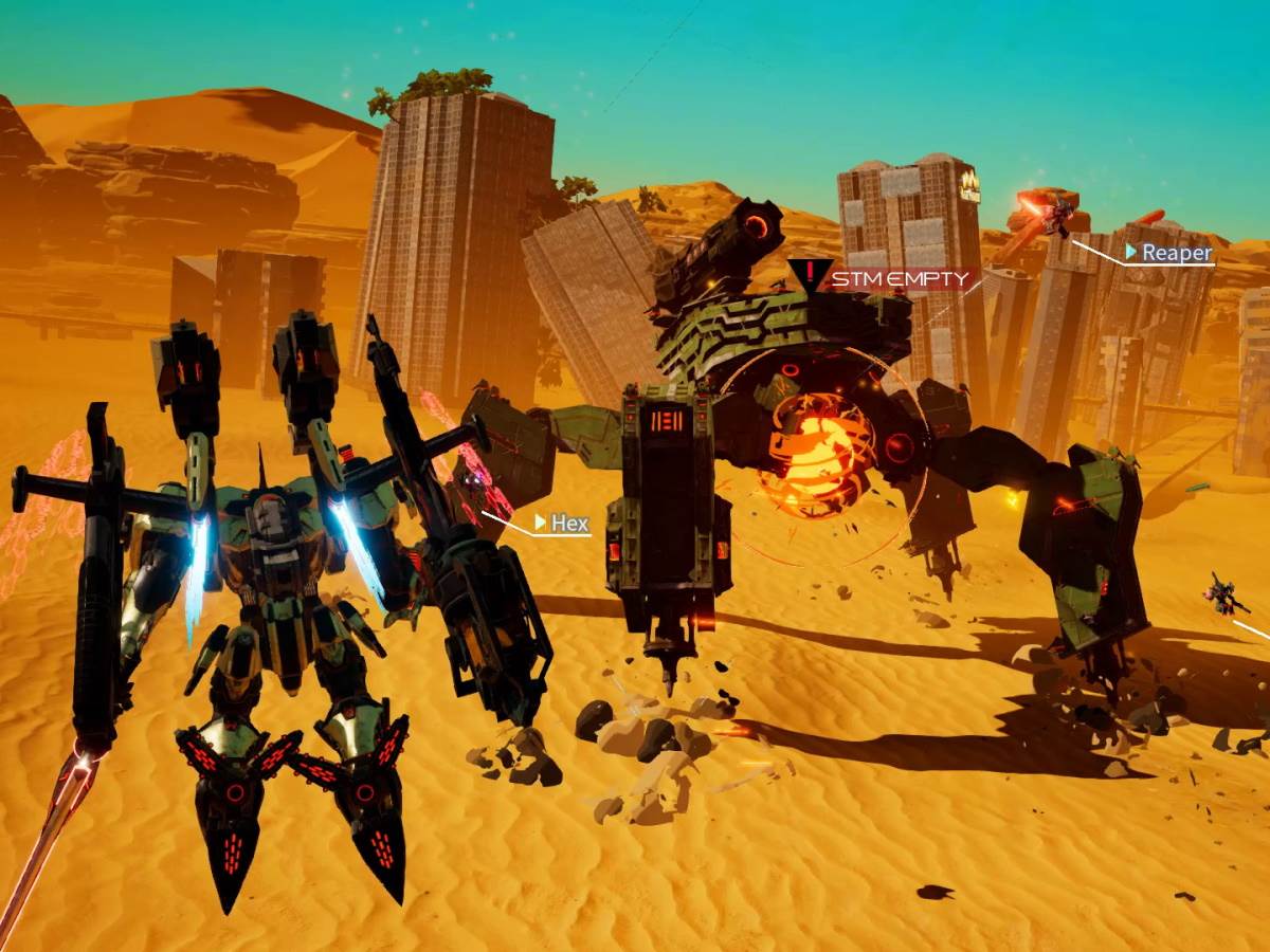 Daemon X Machina slika iz igre   Daemon X Machina slika iz igre