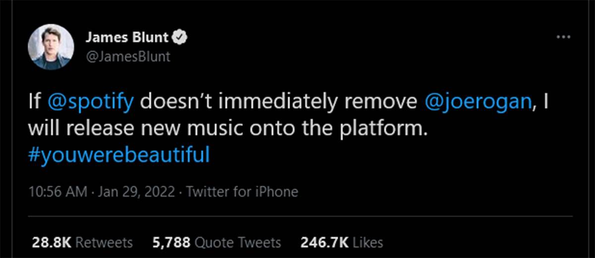  Spotify Dćejms Blant - Smart Life/ Twitter 