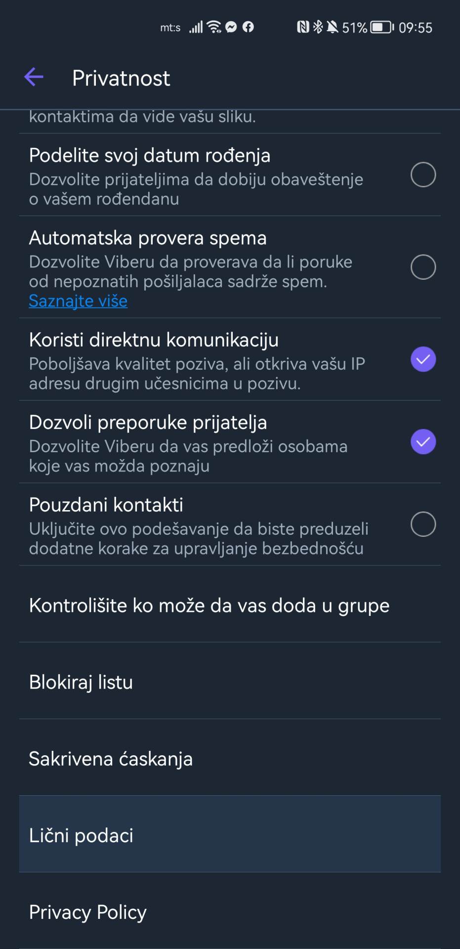 Viber lični podaci kako isključiti (2).jpg - SmartLife / Marko Čavić   Viber lični podaci kako isključiti (2).jpg - SmartLife / Marko Čavić
