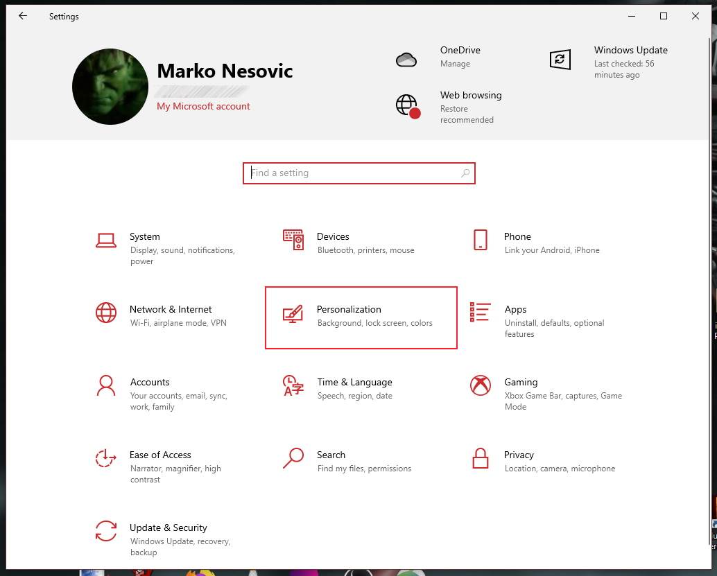  Podešavanja - SmartLife / Marko Nešović / Windows 10 / Printscreen 