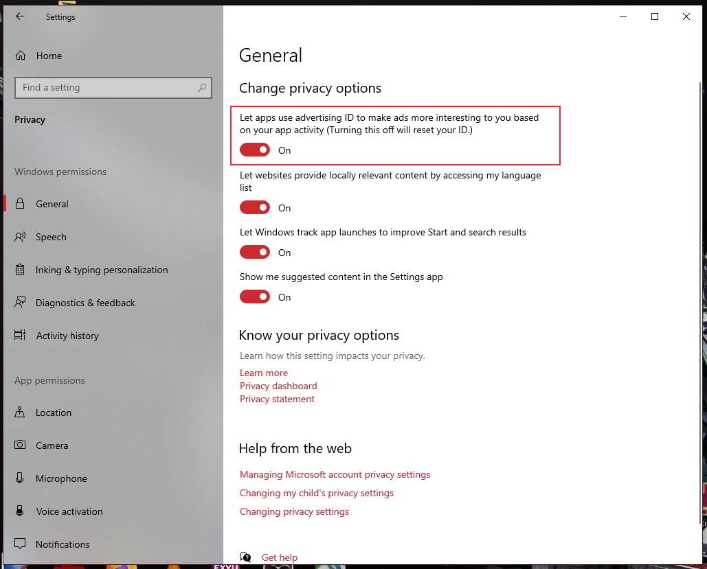  Isključivanje eksternih reklama - SmartLife / Marko Nešović / Windows 10 / Printscreen 