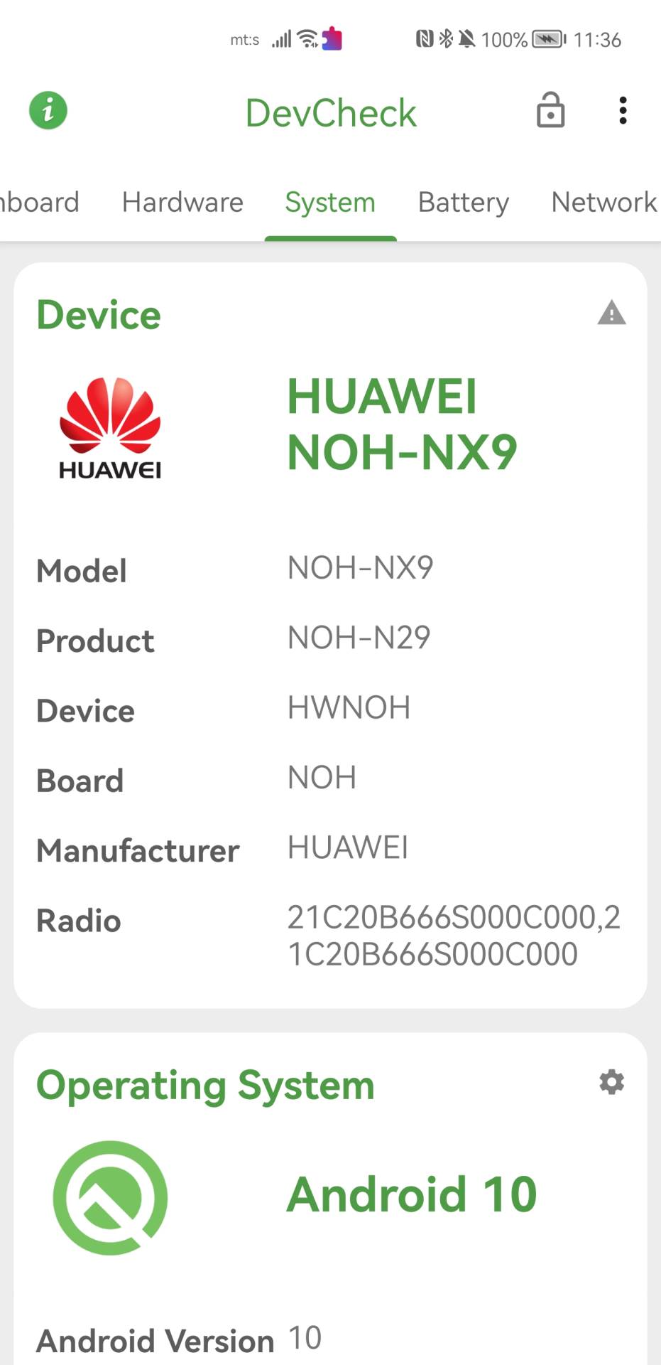  Huawei Mate 40 Pro DevCheck.jpg - SmartLife / Marko Čavić 