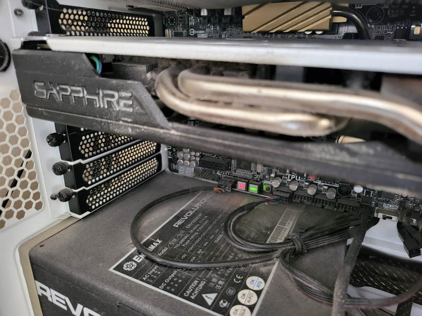 Prljava grafička karta i napajanje   Prljava grafička karta i napajanje