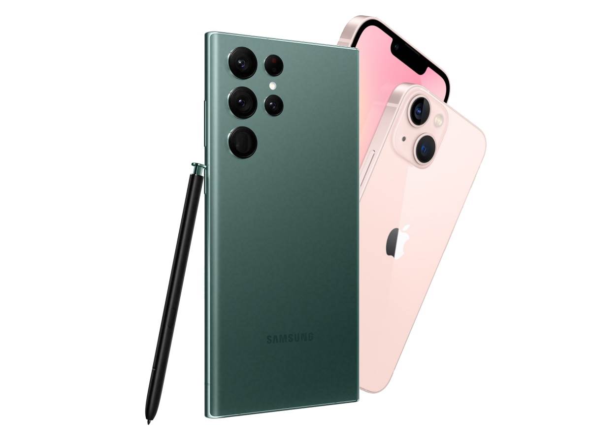 S22 Ultra i iPhone 13   S22 Ultra i iPhone 13