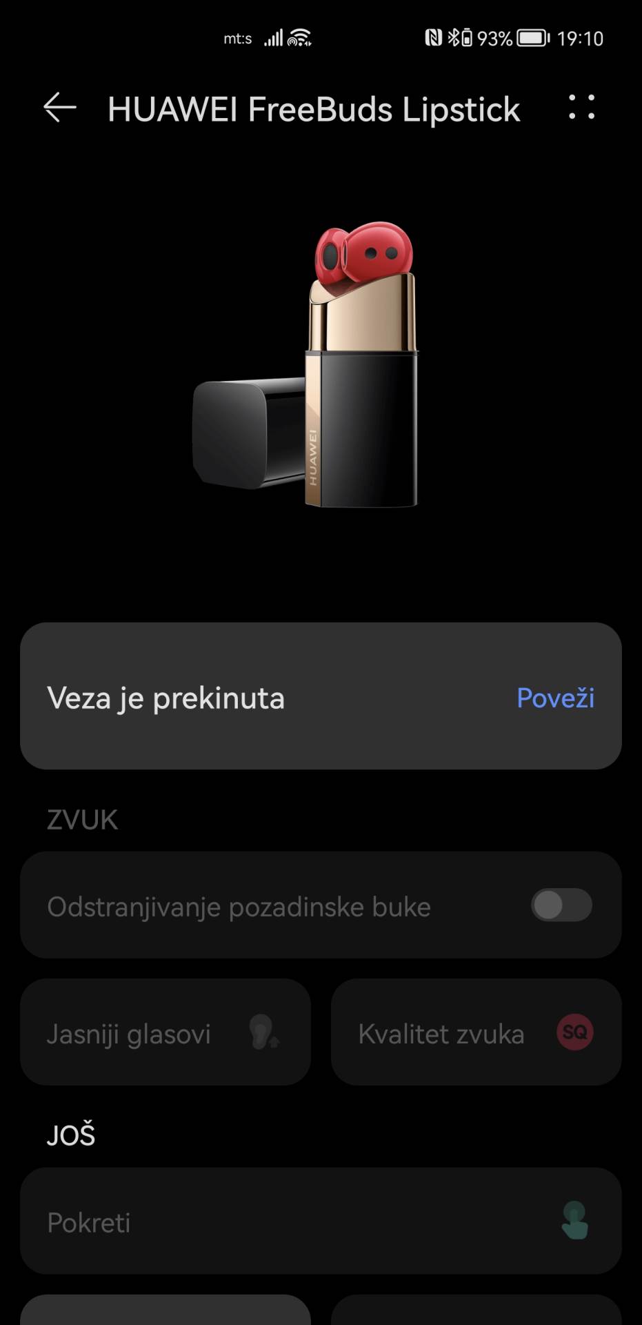  Huawei AI Life aplikacija FreeBuds Lipstick slušalice - SmartLife / Marko Čavić 