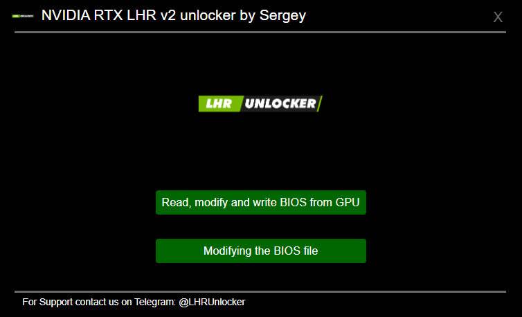  Nvidia RTX LHR v2 Unlocker alat za otključavanje NVIDIA grafika za rudarenje - SmartLife / Github / BySergeyDev 