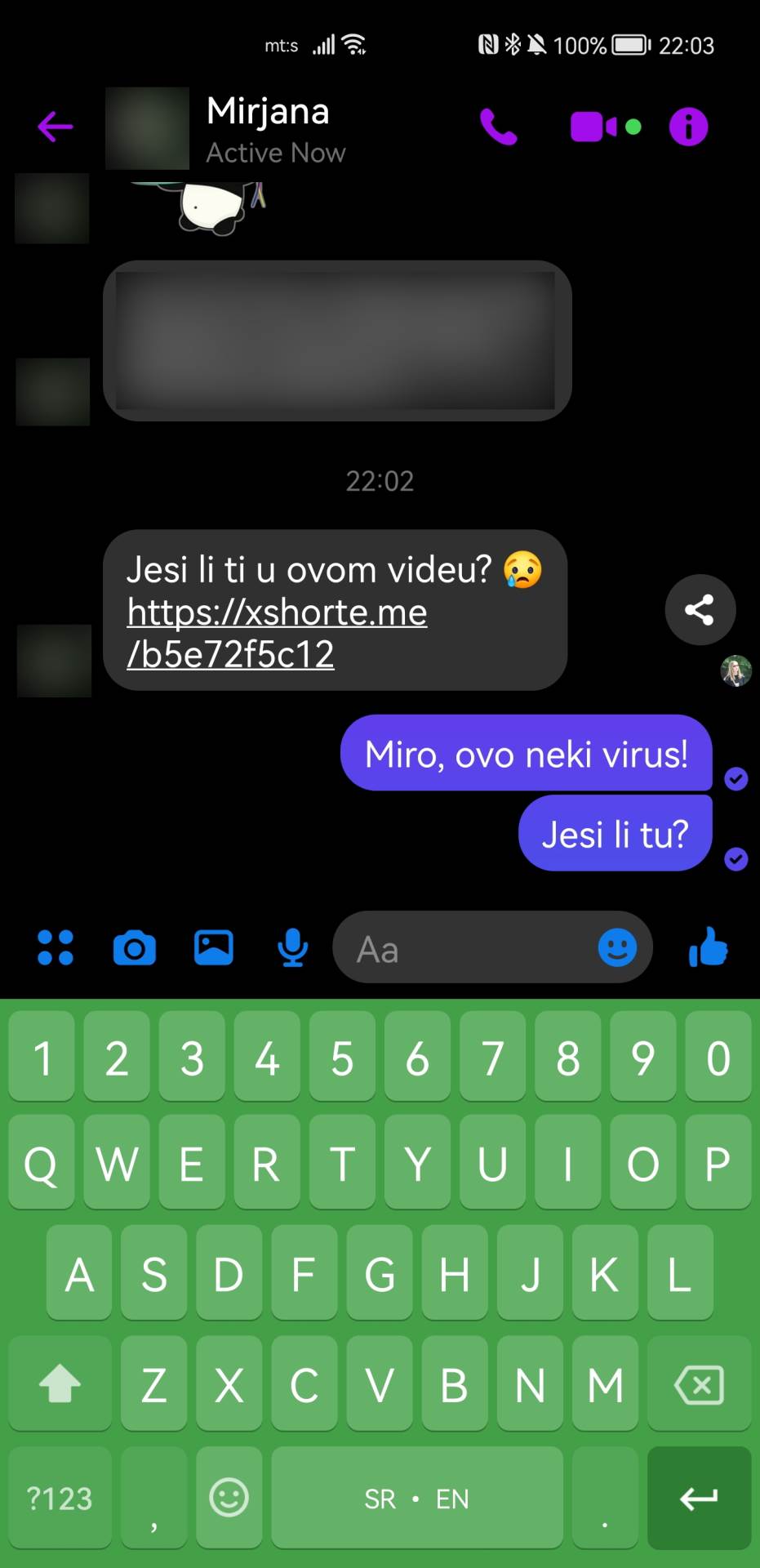  Facebook Messenger prevara poruka video - SmartLife / Marko Čavić 