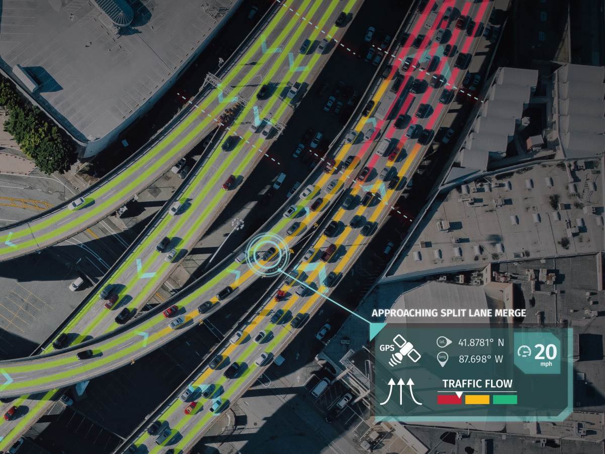 Mapa sa identifikacijom gužve u saobraćaju   Mapa sa identifikacijom gužve u saobraćaju