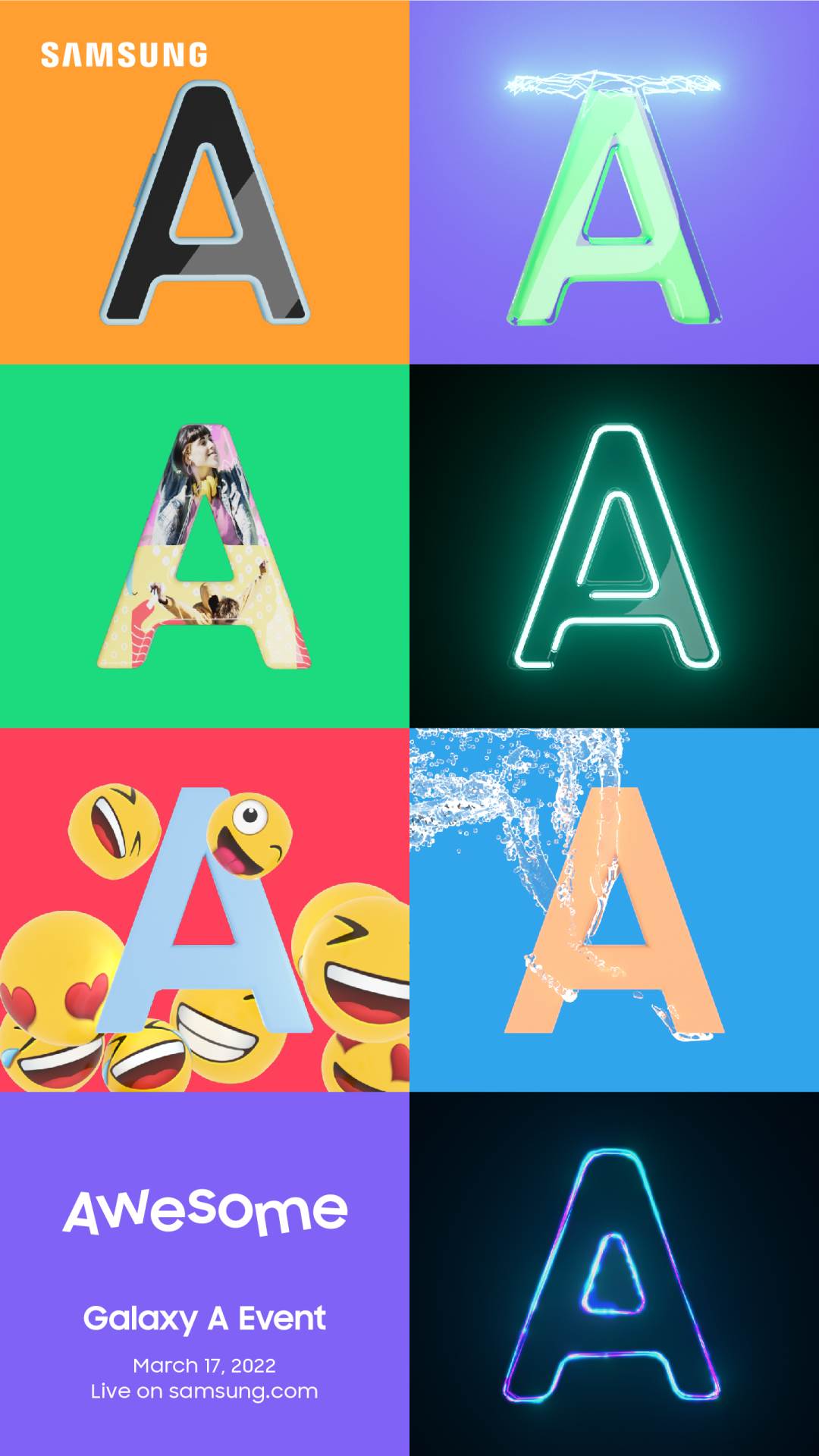  Samsung Galaxy A premijera 17. mart.jpg - SmartLife / Samsung / @evleaks 