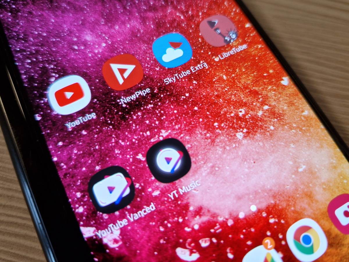  YouTube aplikacije na Android telefonu 