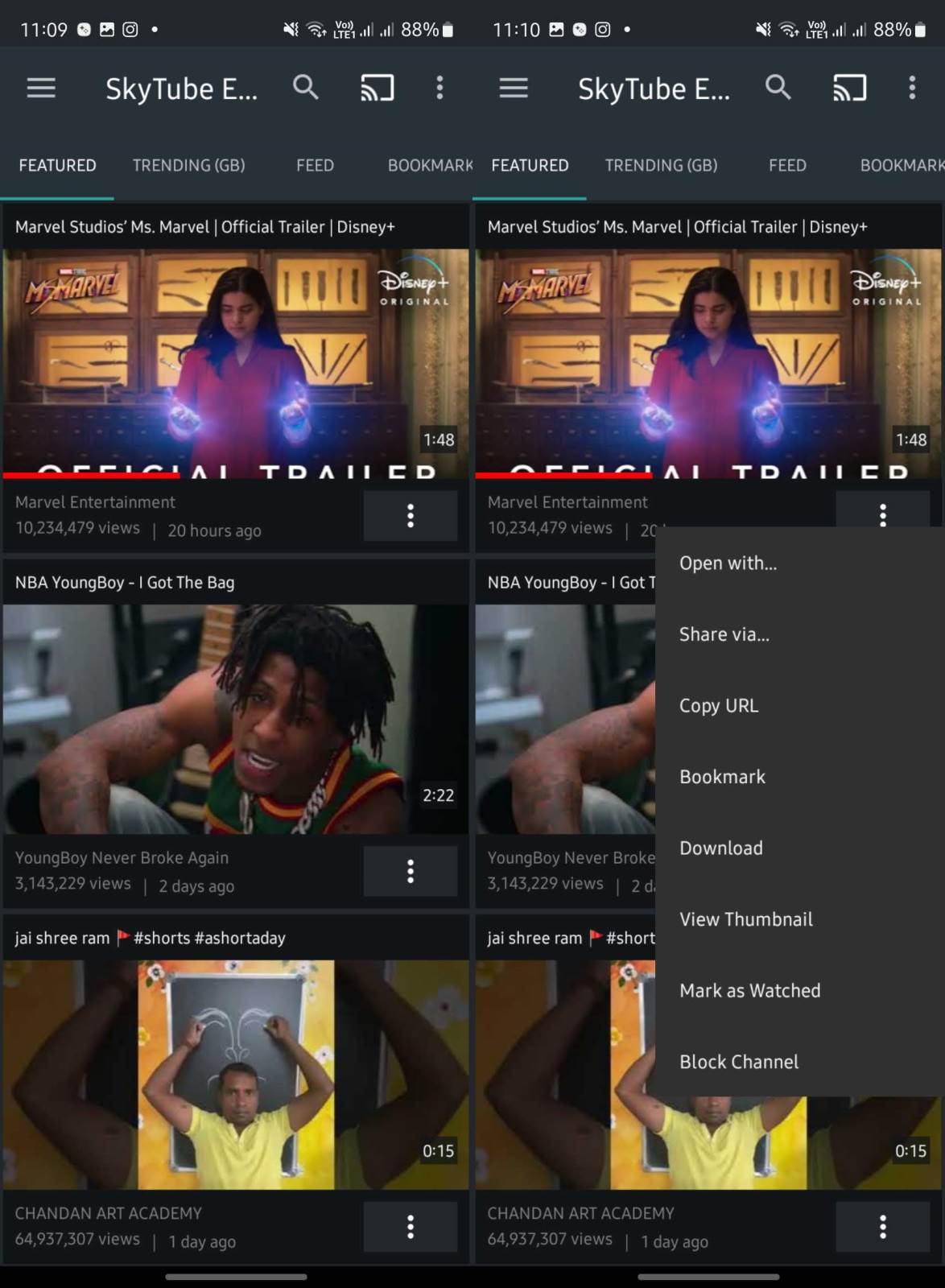  SkyTube opcije - SmartLife / Marko Nešović / SkyTube 