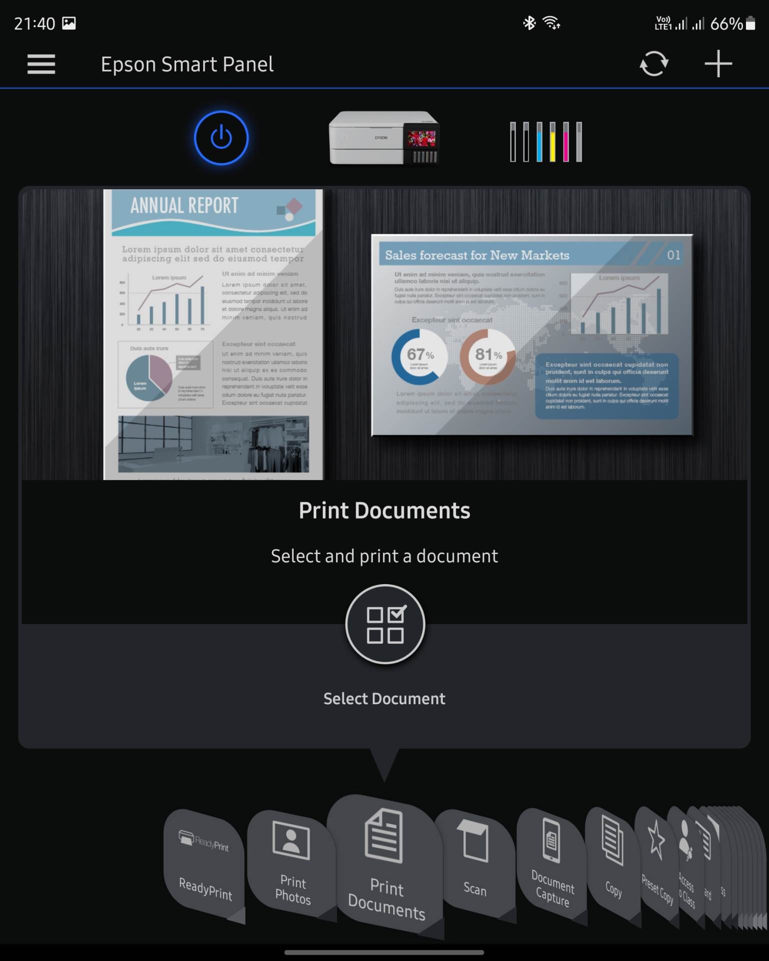  Štampa dokumenata - Epson Smart Panel/Screenshot 