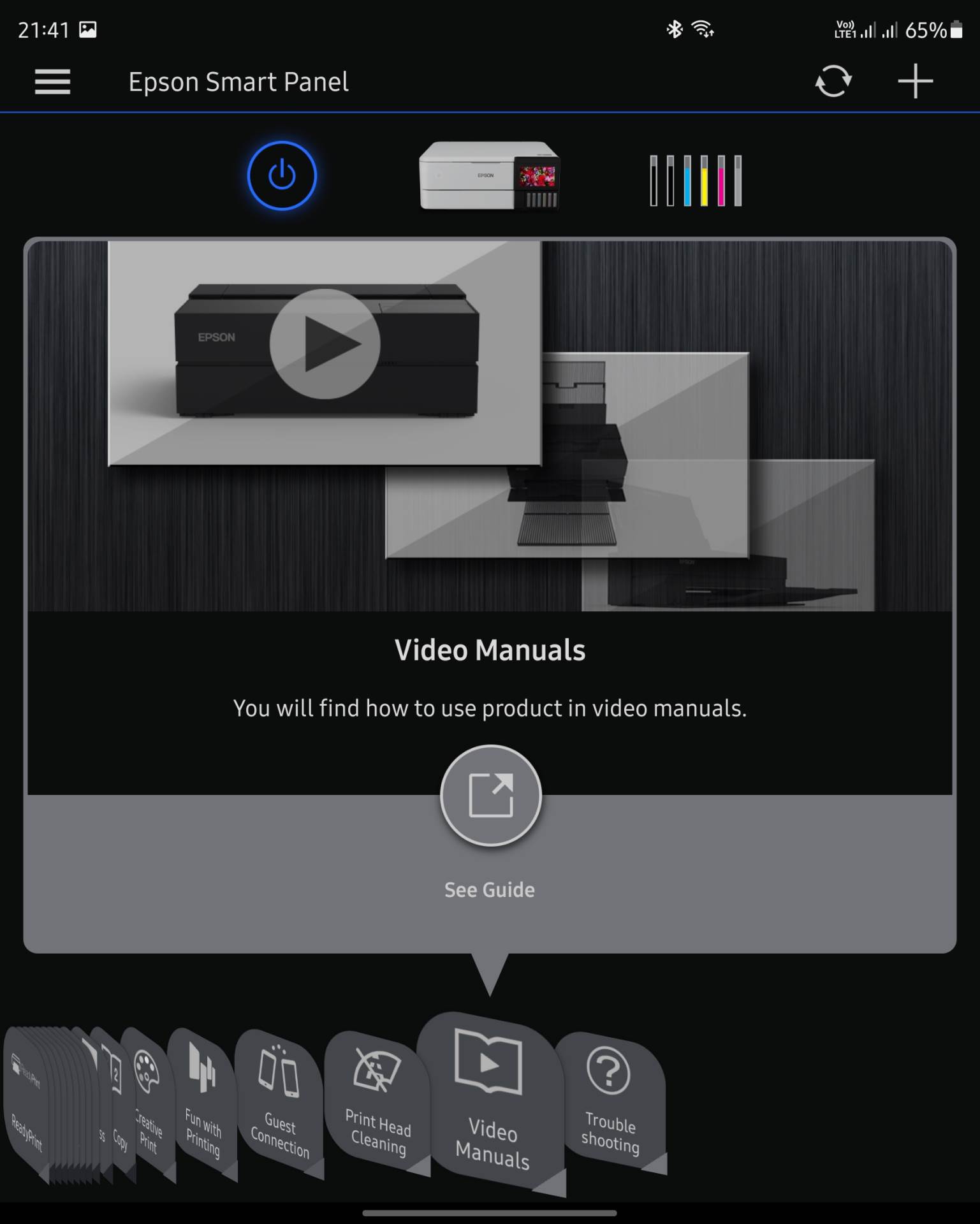  Video uputstva koja vode na Epson YouTube kanal 