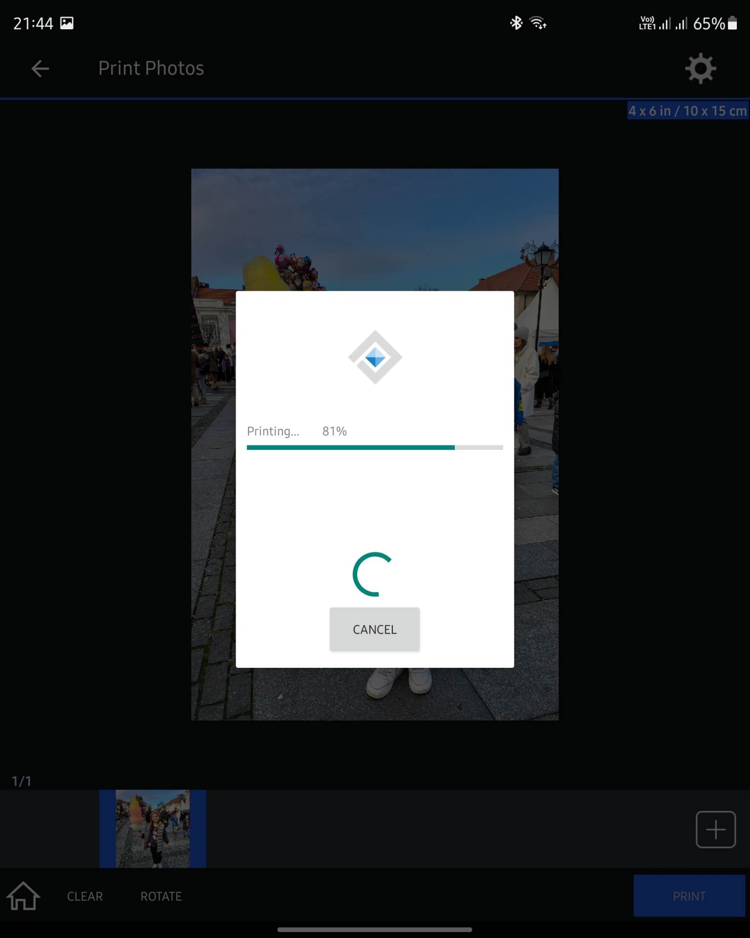  Proces štampe - Epson Smart Panel/Screenshot 