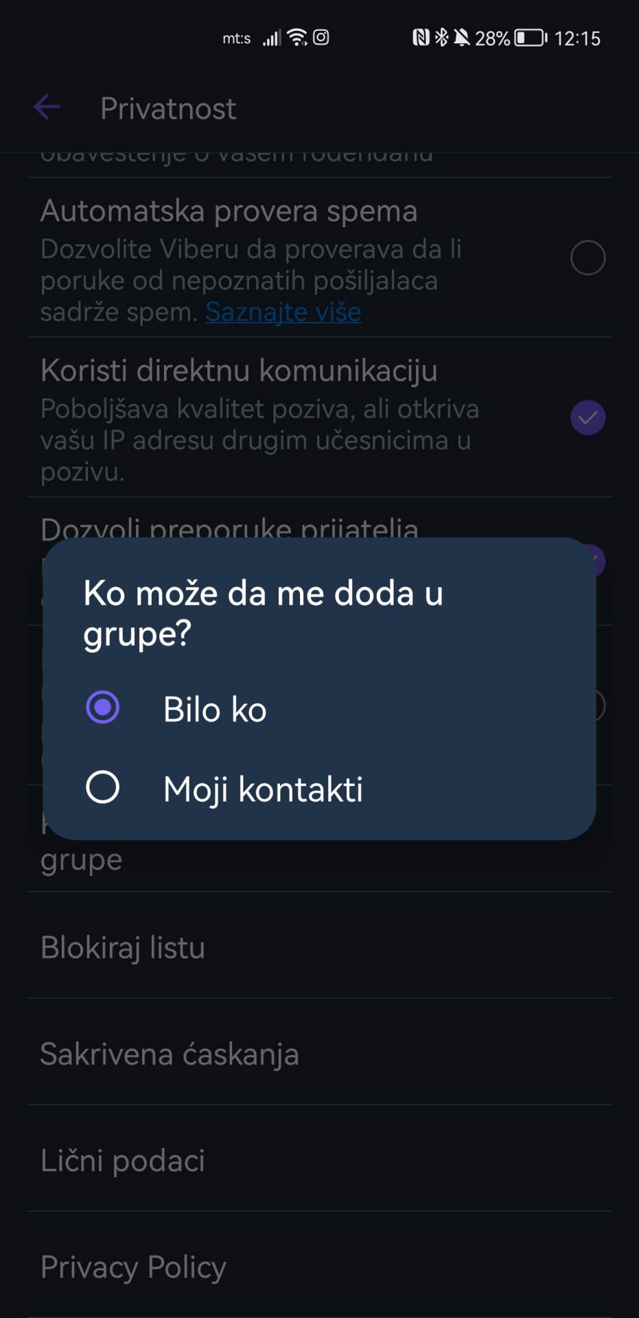  Viber podešavanja aplikacije (11).jpg - SmartLife / Marko Čavić 