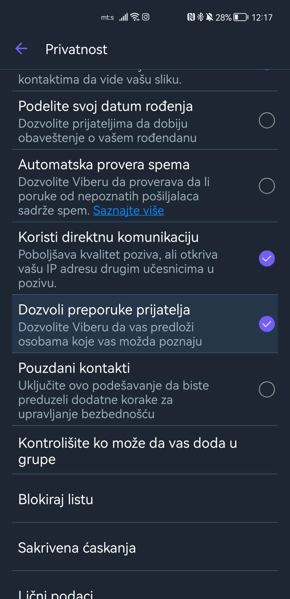 Viber podešavanja aplikacije (12).jpg - SmartLife / Marko Čavić 