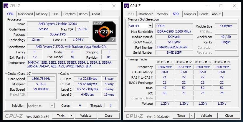  ASUS ExpertBook BA1500 CPU i RAM 
