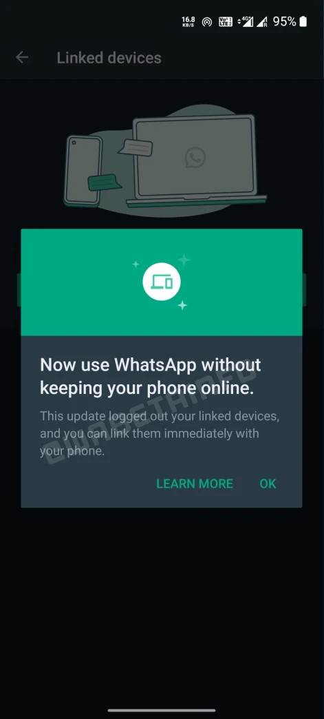  WhatsApp Multi-Device podrška - PrintScreen / WABetaInfo 