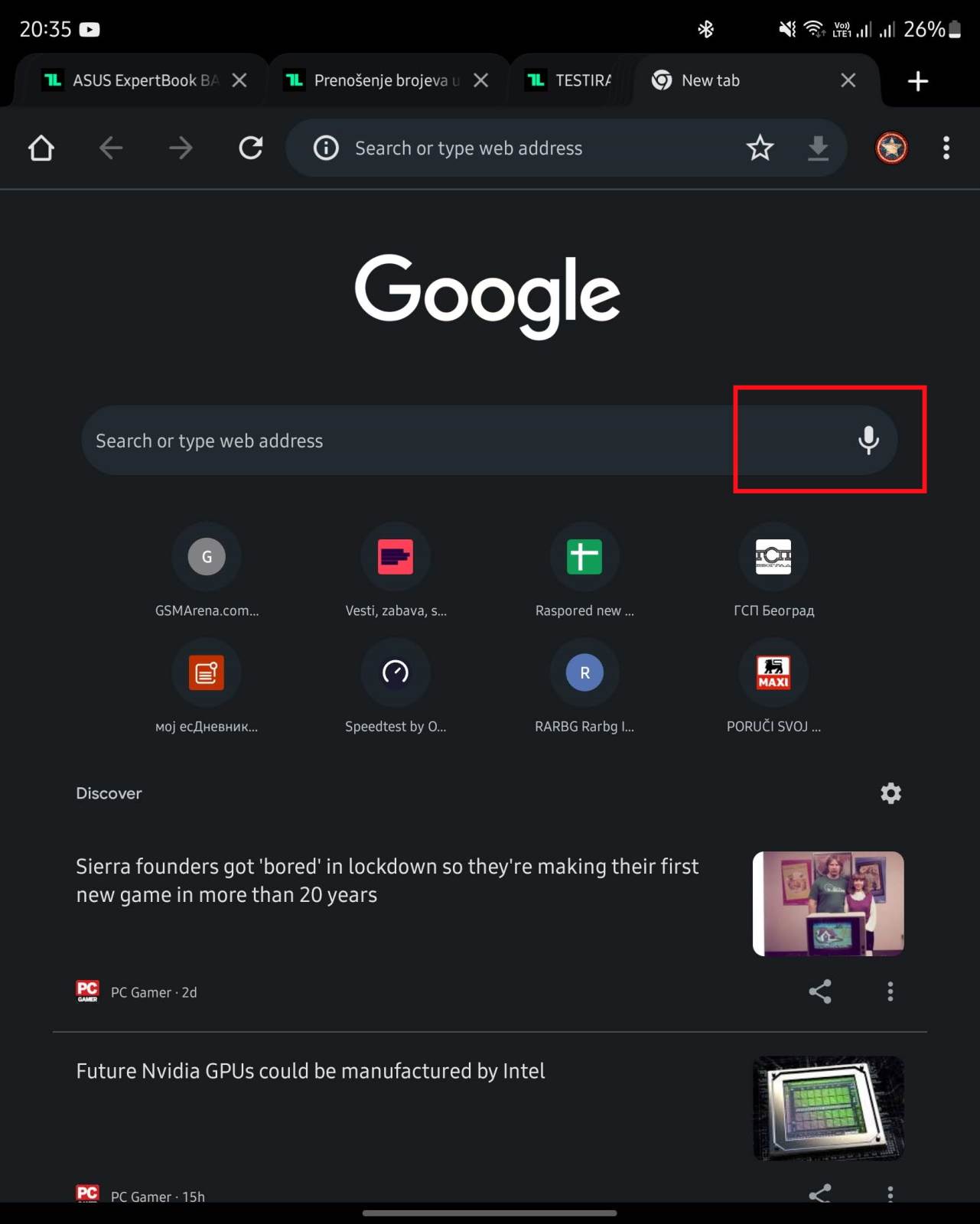  Google Lens u Chrome - tablet - Chrome/Screenshot 