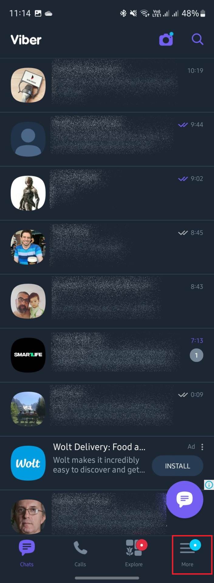 Viber podešavanja - Viber/Screenshot   Viber podešavanja - Viber/Screenshot