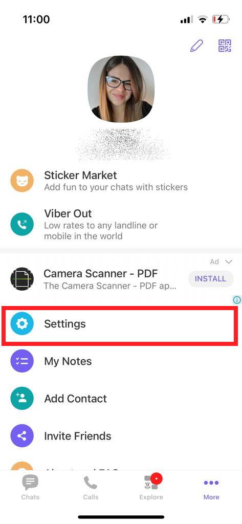 Viber podešavanja - Viber/Screenshot   Viber podešavanja - Viber/Screenshot