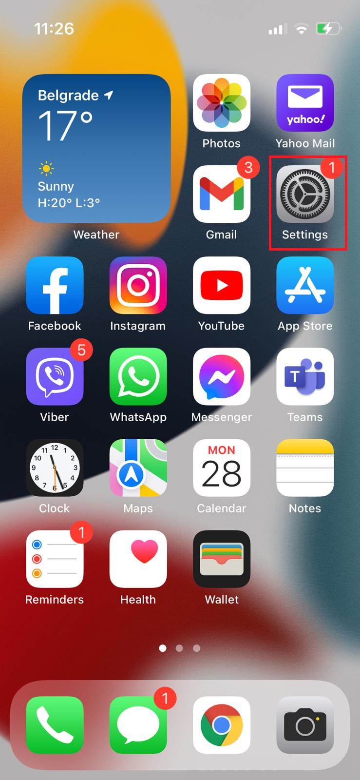 iPhone podešavanja - iOS/Screenshot   iPhone podešavanja - iOS/Screenshot