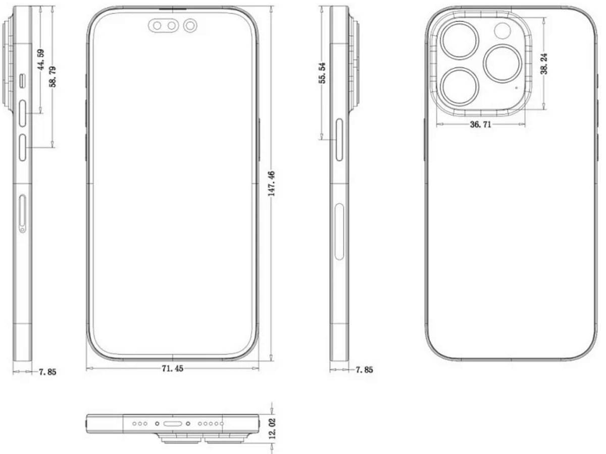 iPhone 14 Pro šema   iPhone 14 Pro šema
