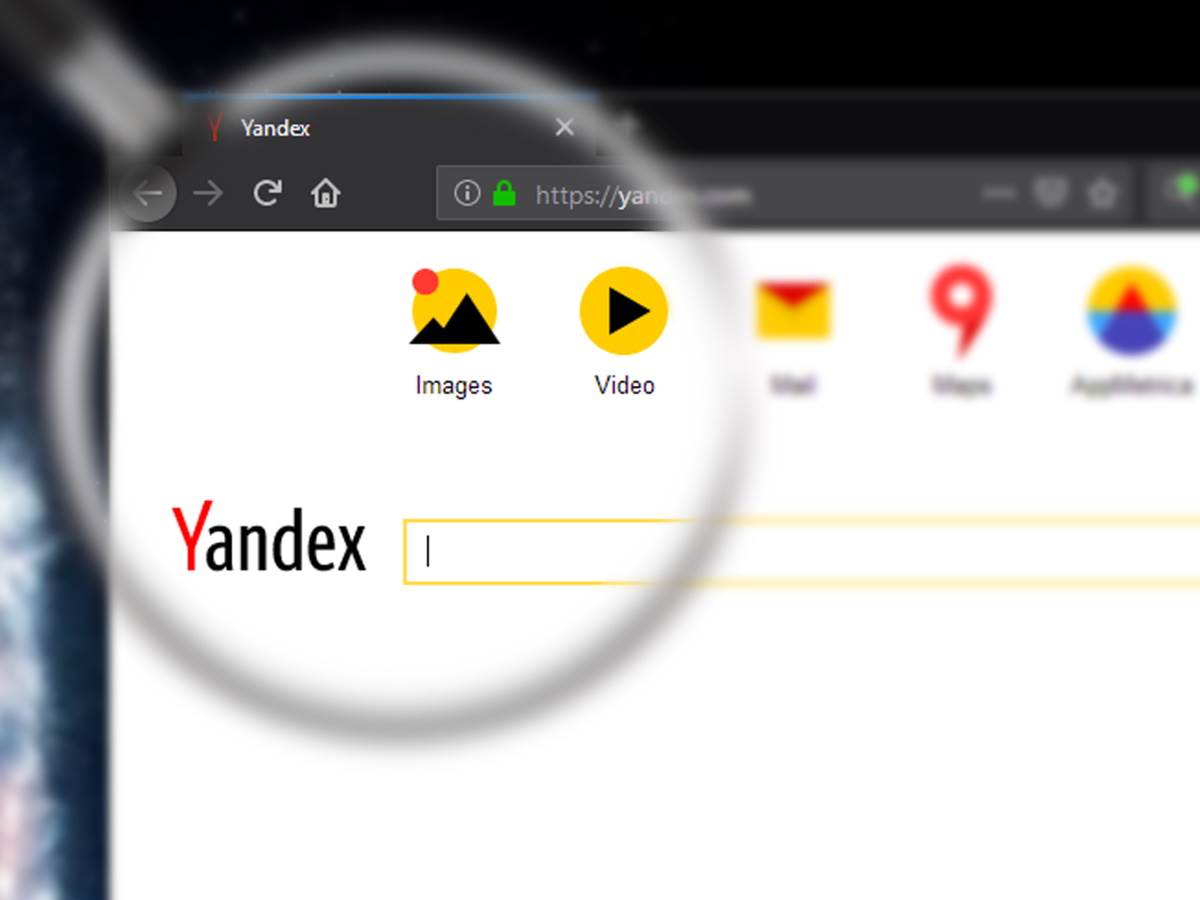  Lupa na Yandex sajtu 