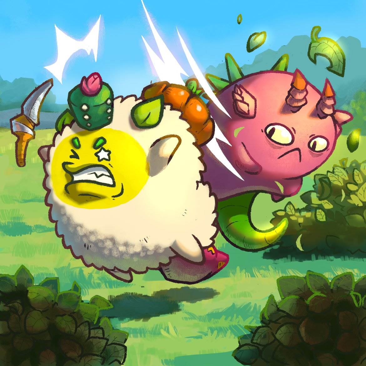 Axie Infinity borba između stvorenja   Axie Infinity borba između stvorenja