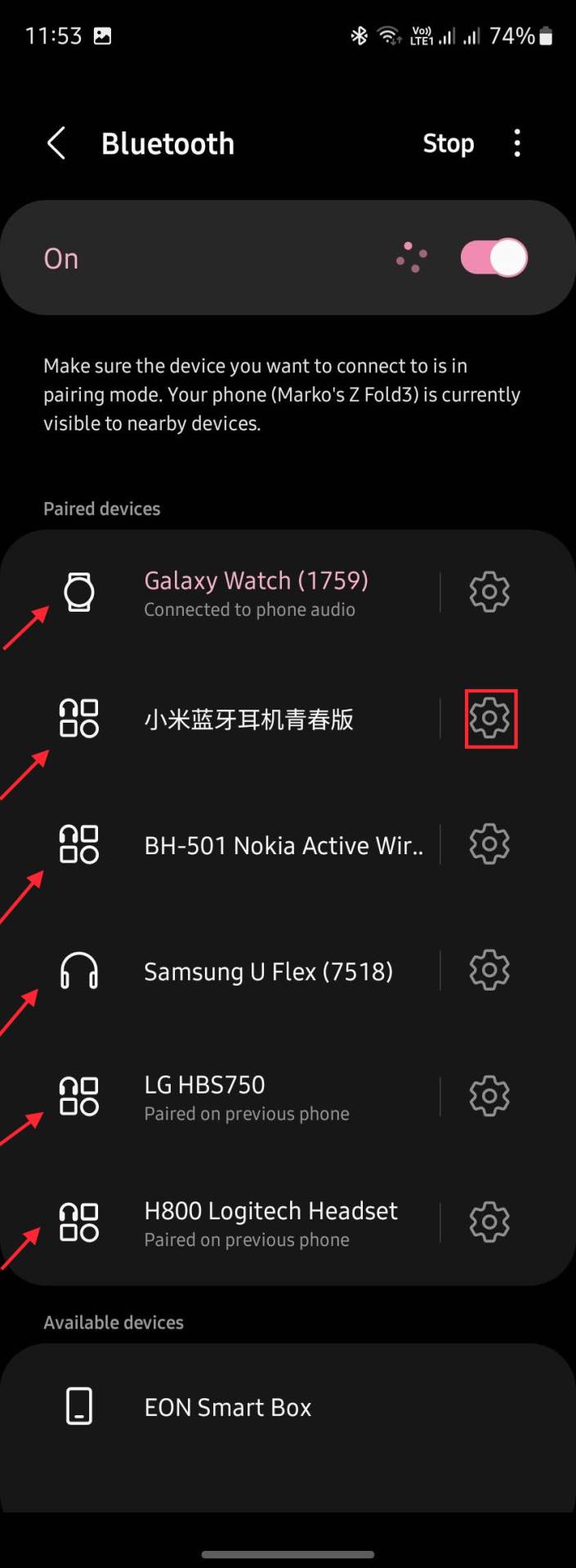 Spisak povezanih uređaja - Marko Nešović 