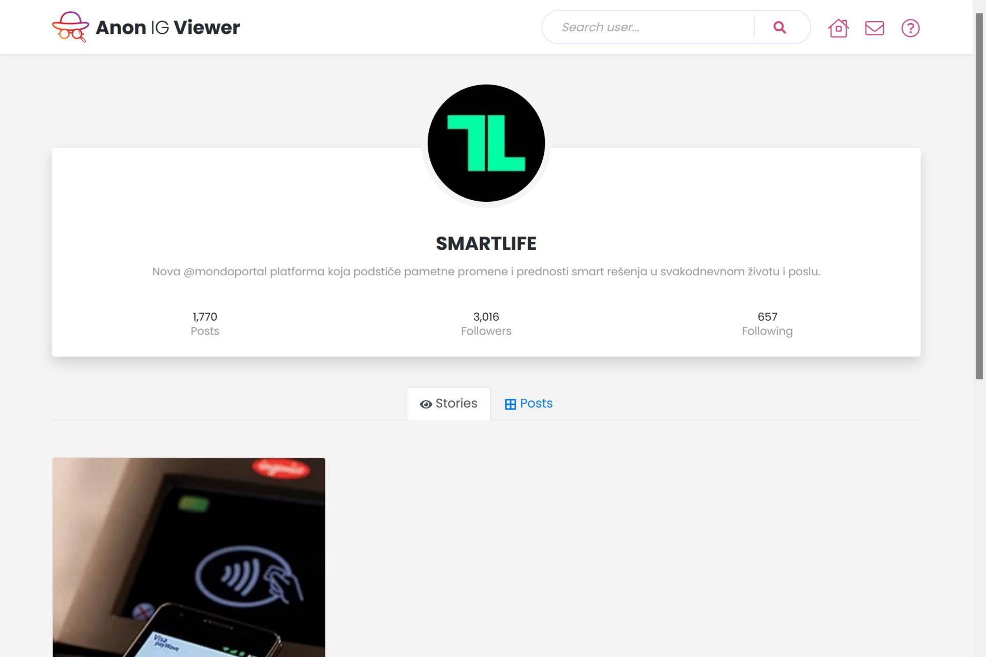  Kako pregledati Instagram Story anonimno  2.jpg - SmartLife / Marko Čavić 