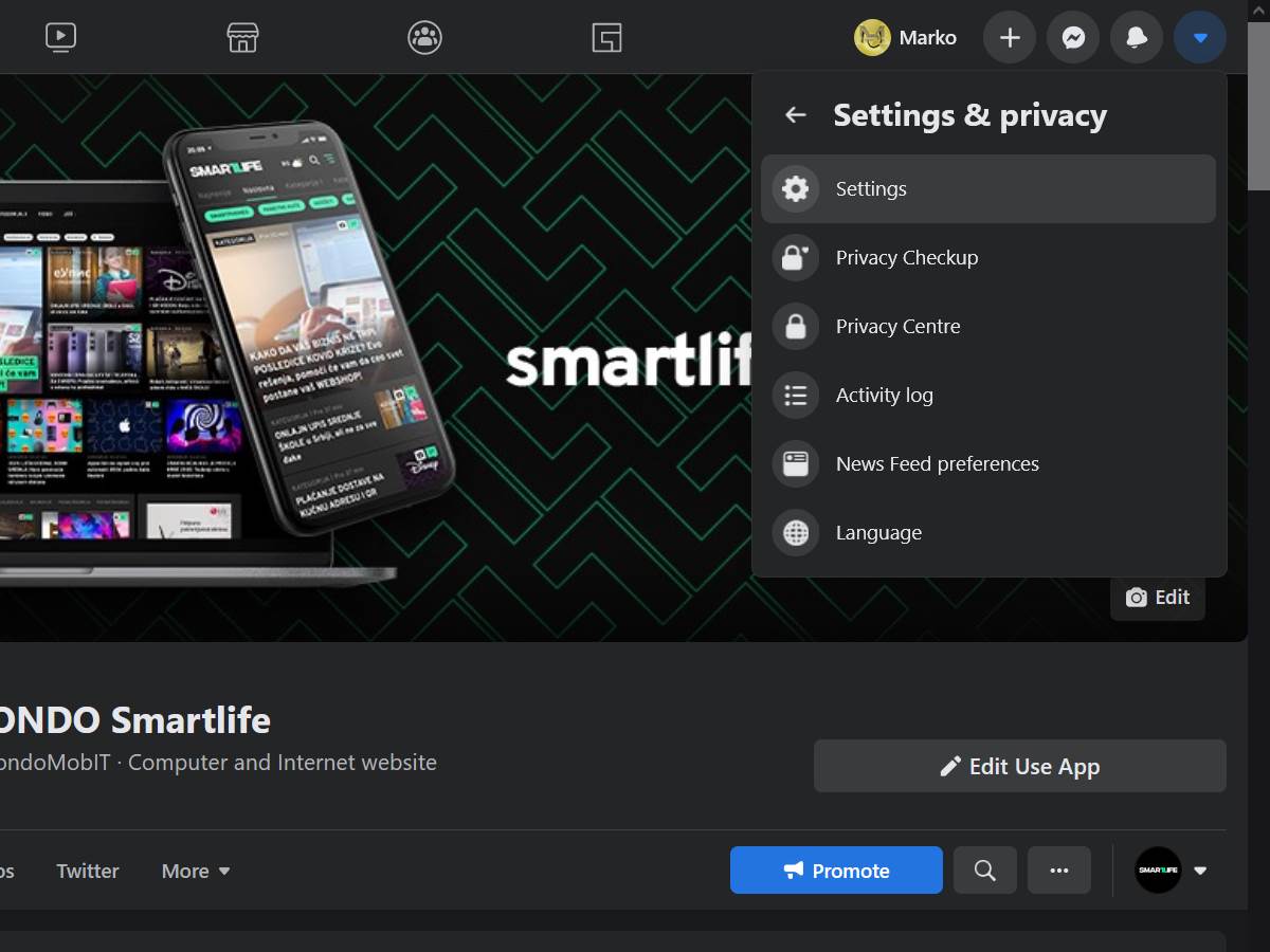  Facebook login nalog kako ukloniti 2.png - SmartLife / Marko Čavić 
