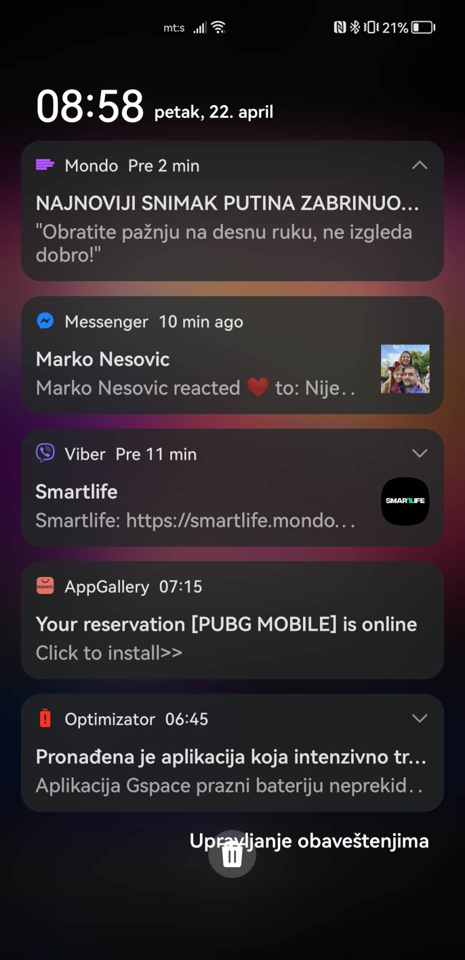  PUBG MOBILE za Huawei telefone (2).jpg - SmartLife / Marko Čavić 