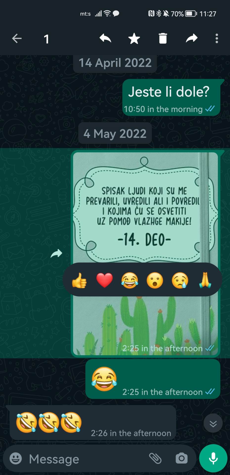 WhatsApp update reakcije i 2 GB fajlovi - SmartLife / Marko Čavić   WhatsApp update reakcije i 2 GB fajlovi - SmartLife / Marko Čavić