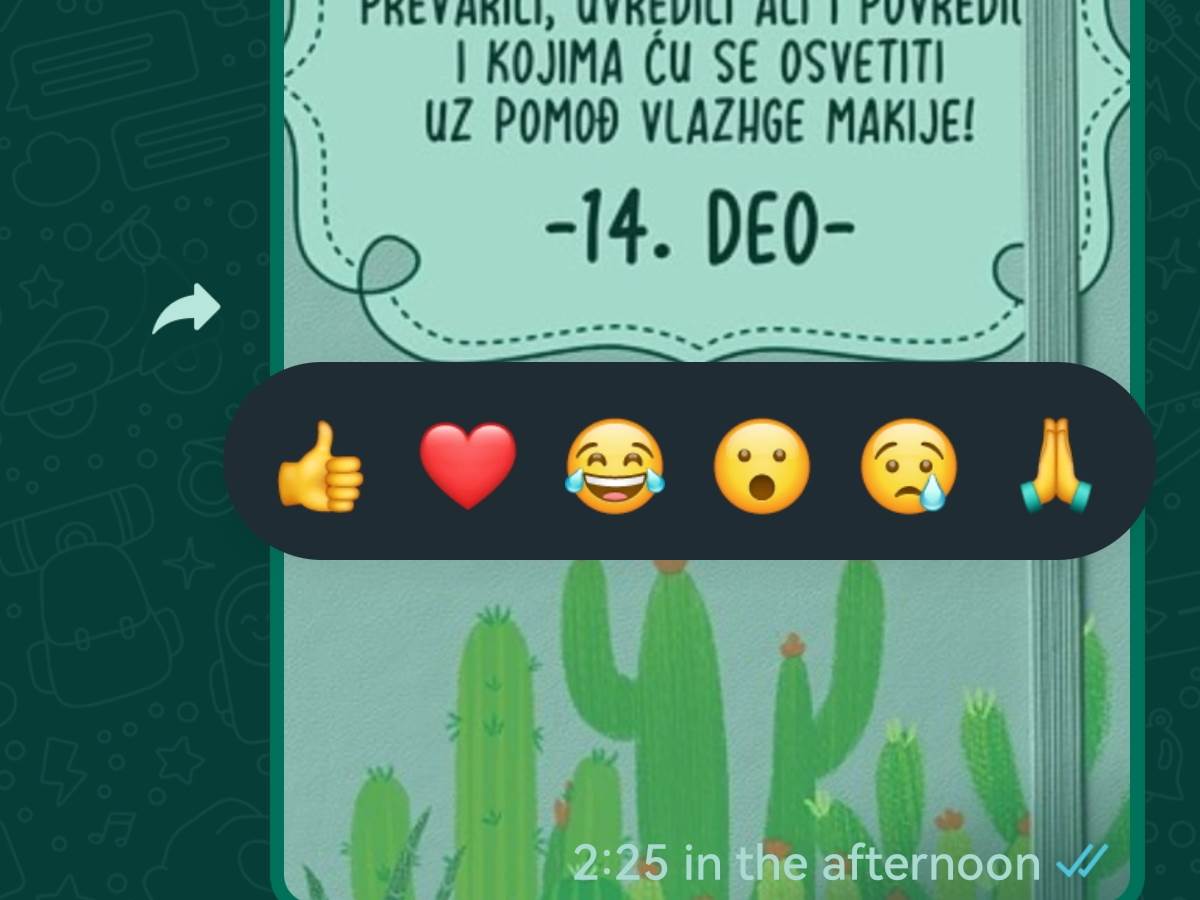 WhatsApp update reakcije i 2 GB fajlovi (3).jpg - SmartLife / Marko Čavić   WhatsApp update reakcije i 2 GB fajlovi (3).jpg - SmartLife / Marko Čavić