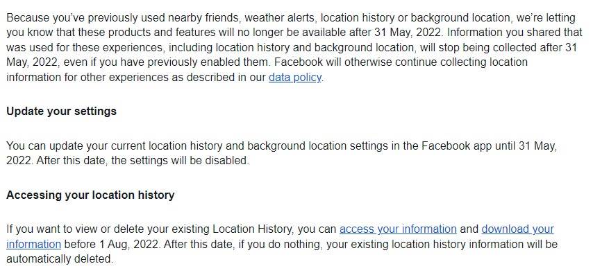 Facebook ukida lokacijske usluge 1.jpg - Smartlife / Screenshot 